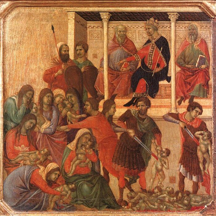 Duccio di Buoninsegna Slaughter of the Innocents France oil painting art